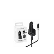 Samsung Dual Port (45W+15W) Super Fast Dual Car Charger Usb (45W+45W) Two Type C Ports And Type C-C Cable